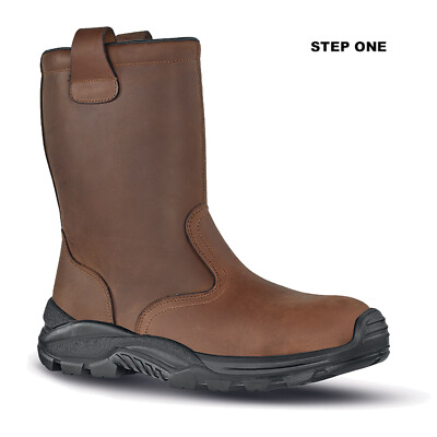 Stivali Stivale Antinfortunistica Pelle da Lavoro U-Power Uomo Donna NORDIC PLUS