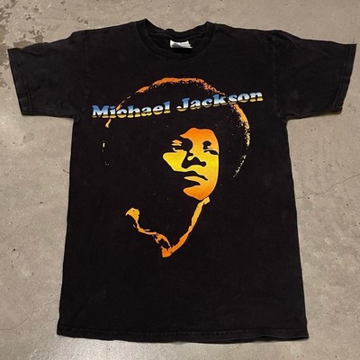 Vintage Young Michael Jackson Big Face Music Graphic T-Shirt Sz S