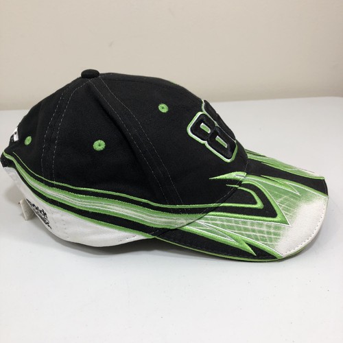 Dale Earnhardt Jr 88 Black Neon Green OSFA Hat Men's NASCAR Racing Adjustable
