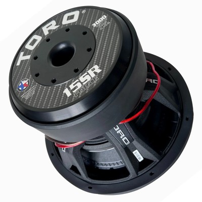 FORCE 15SR  15 Inch 3000 Watts RMS / 6000w MAX-Dual 2 Ohm 4'' V.C. Car Subwoofer