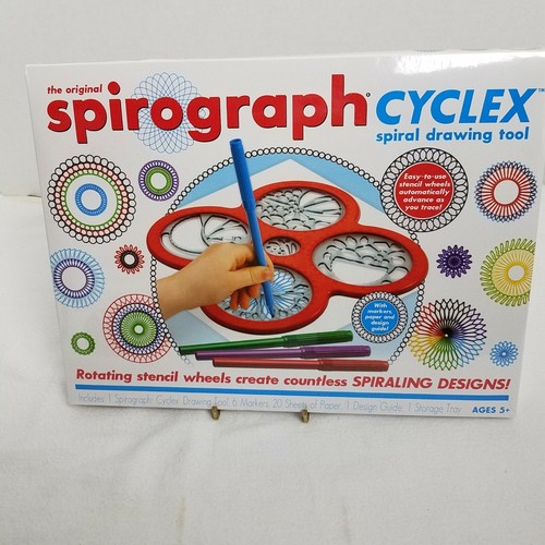 Spiro油絵 Spirograph Cyclex Spiral Drawing Tool Ages 5+ Rotating