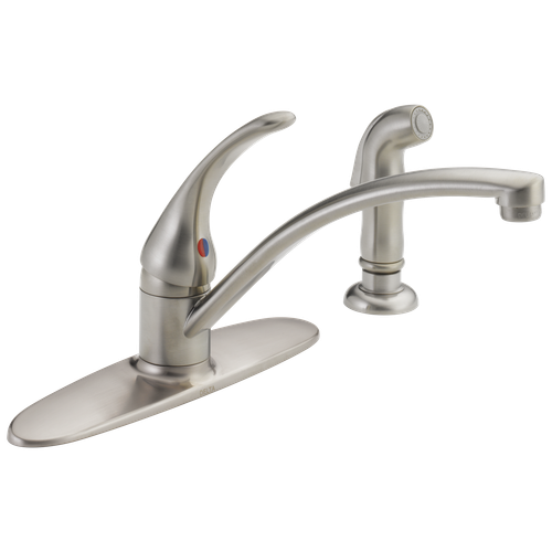 Delta Foundations Kitchen Faucet 1.8 GPM Stainless-Certified Refurbished