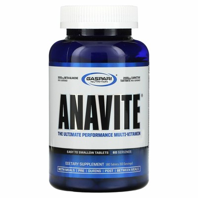 ANAVITE, Мультивитамин для максимальной эффективности, 180 таблеток