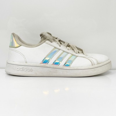 

Adidas Girls Grand Court FW1274 Белая повседневная обувь Кроссовки Размер 11.5K, Белый, Grand Court
