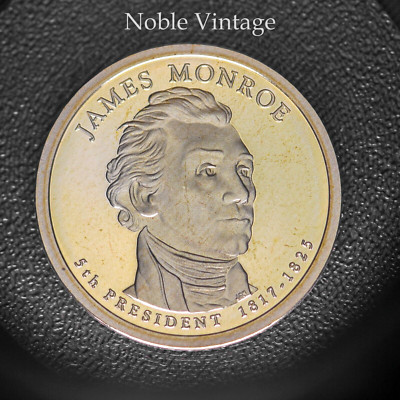2008 S Proof James Monroe Presidential Dollar Coin - From a Proof Set