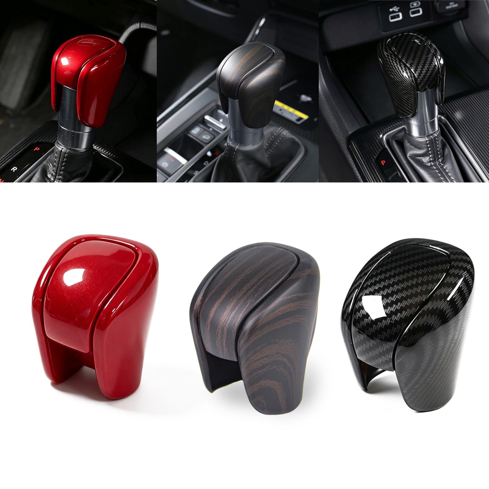 Gear Shifter Head Trim Shell Sticker Accessories For Honda Civic Accord CR-V