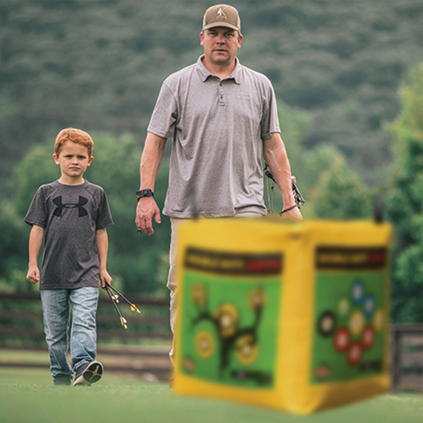 Morrell Double Duty Archery Target Crossbow Compatible | 4 Sided Shooting