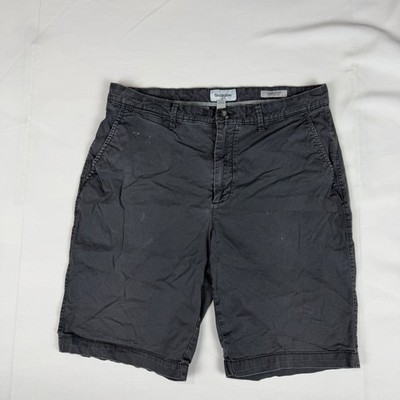 Goodfellow & Co Linden Shorts Mens 32 Gray Flat Front Chino 10.5 Inseam Charcoal