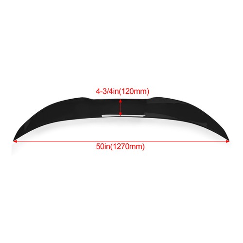 FOR 11-17 BMW F10 535i 535d 550i M5 Gloss Black PSM Style Rear Spoiler Lip Wing