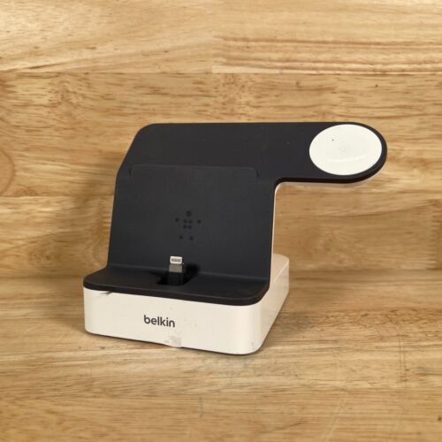 Belkin PowerHouse F8J200 Black/White Charging Dock for Apple Watch & iPhone | eBay Belkin PowerHouse F8J200 Black/White Charging Dock for Apple Watch & iPhone | eBay