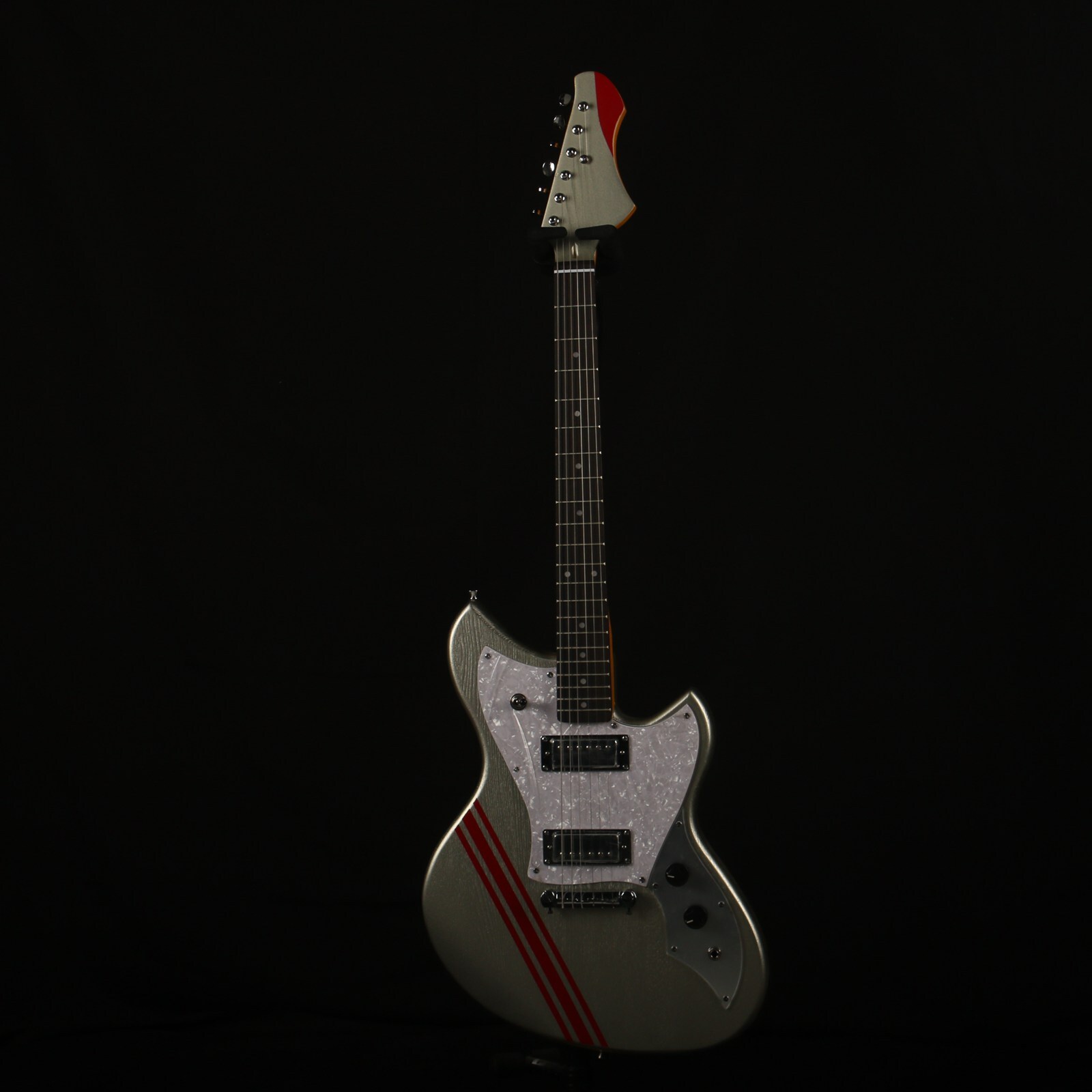 Solid Body Light Aging Novo Serus J Electric Guitar Inca Silver Racing Stripes