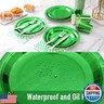 Gudvilla Green Party Decorations, 168 Pcs Green Paper Plates and Napkins Party Supplies, Birthday Plates Serve 24, for Birthday Baby Shower Graduation Father's Day