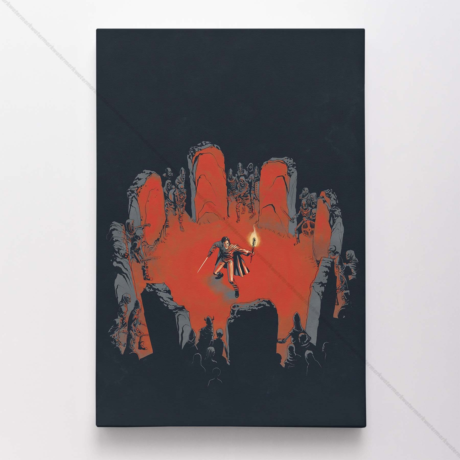 Evil Dead Poster Canvas Army of Darkness Ash Movie Art Print #252
