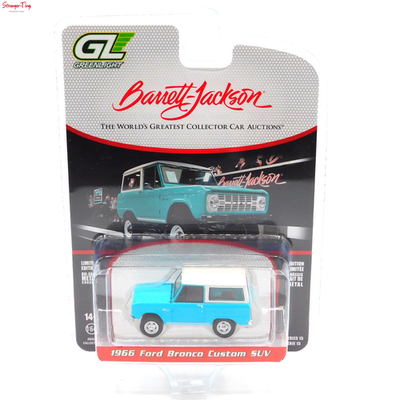 GREENLIGHT 37320-A - 1/64 BARRETT-JACKSON 1966 FORD BRONCO CUSTOM SUV SCOTTSDALE - Picture 1 of 3