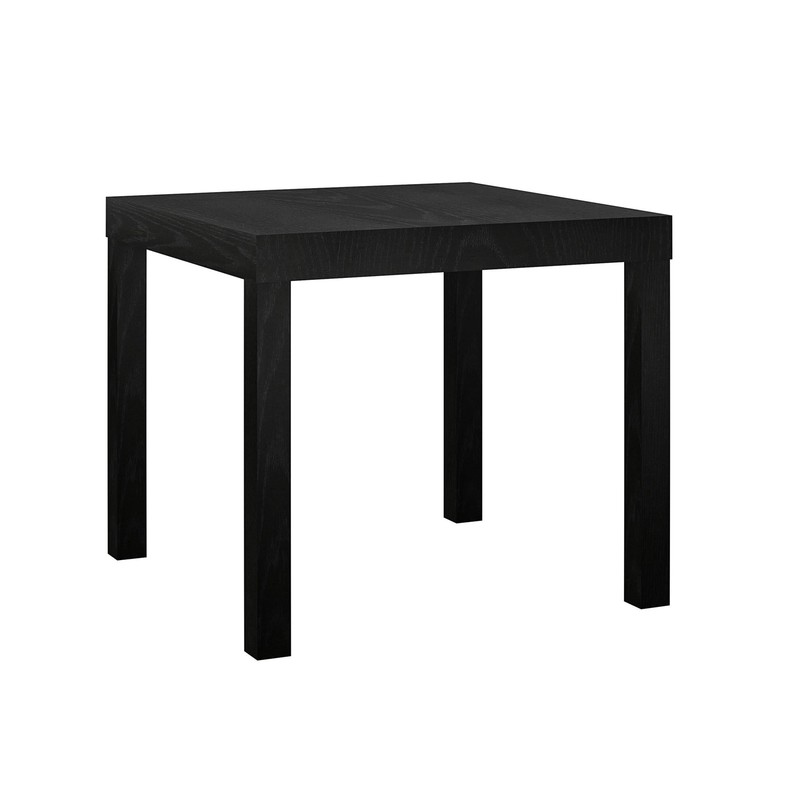 Parsons End Table, Black Oak