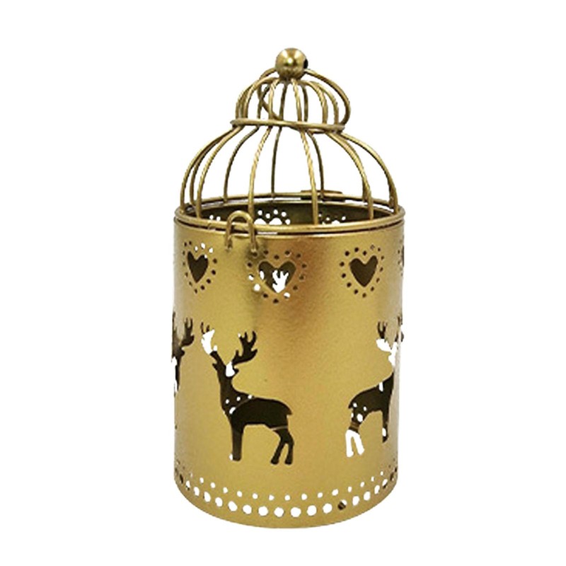 Birdcage Candle Holder Candlestick Holders For Wedding Decorative Hollow Lantern