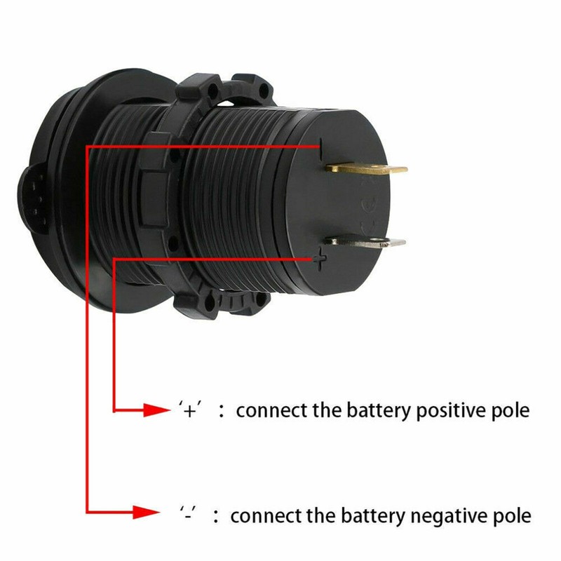 12V Auto Zigarettenanzünder Steckdose 2 USB Ladegerät Adapter KFZ Einbau Buchse