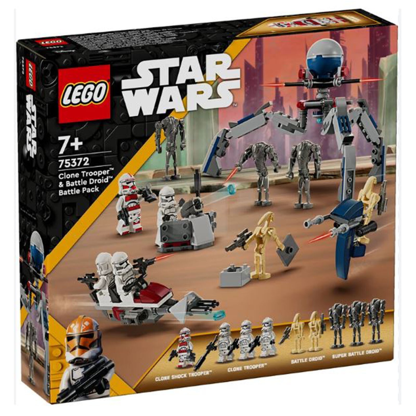 Конструктор LEGO Star Wars Солдат-клон и боевой дроид Battle Pack 75372