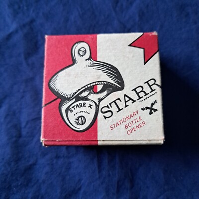 Vintage COCA COLA Starr X Wall Mount Bottle Opener, New in Box, Original Screws!