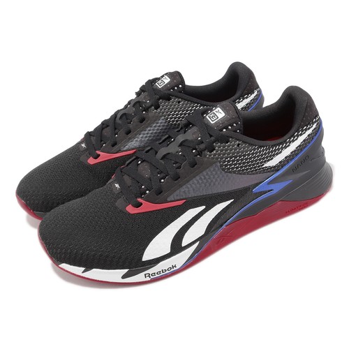 Мужские кроссовки для тяжелой атлетики Reebok Nano X3 Black White Blur Red HR1423