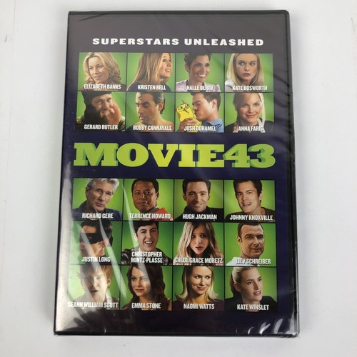 Movie 43, (DVD, 2013,) Halle Berry, Hugh Jackman, Emma Stone