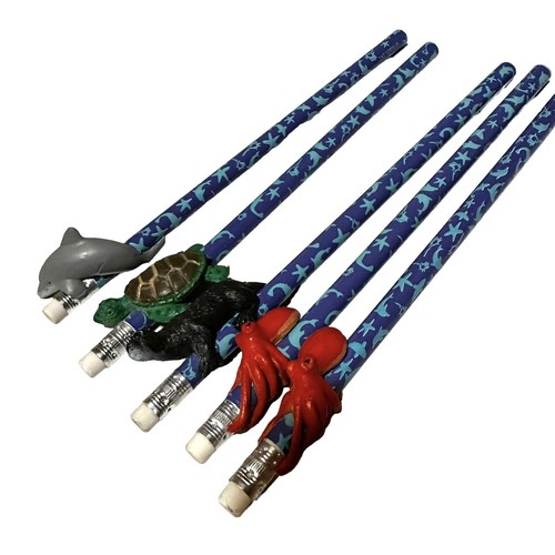 Toppers Dolphin Turtle Otter Octopus Lot