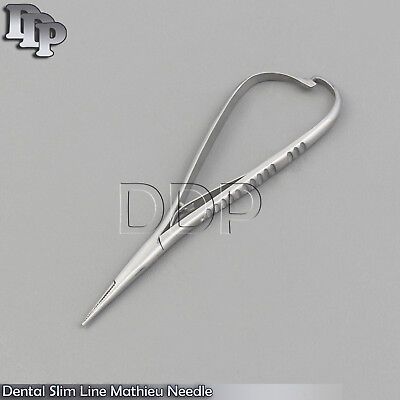 3 Pcs Mathieu Slim Line Needle Holder Forceps Ligature Narrow Tip Plier 