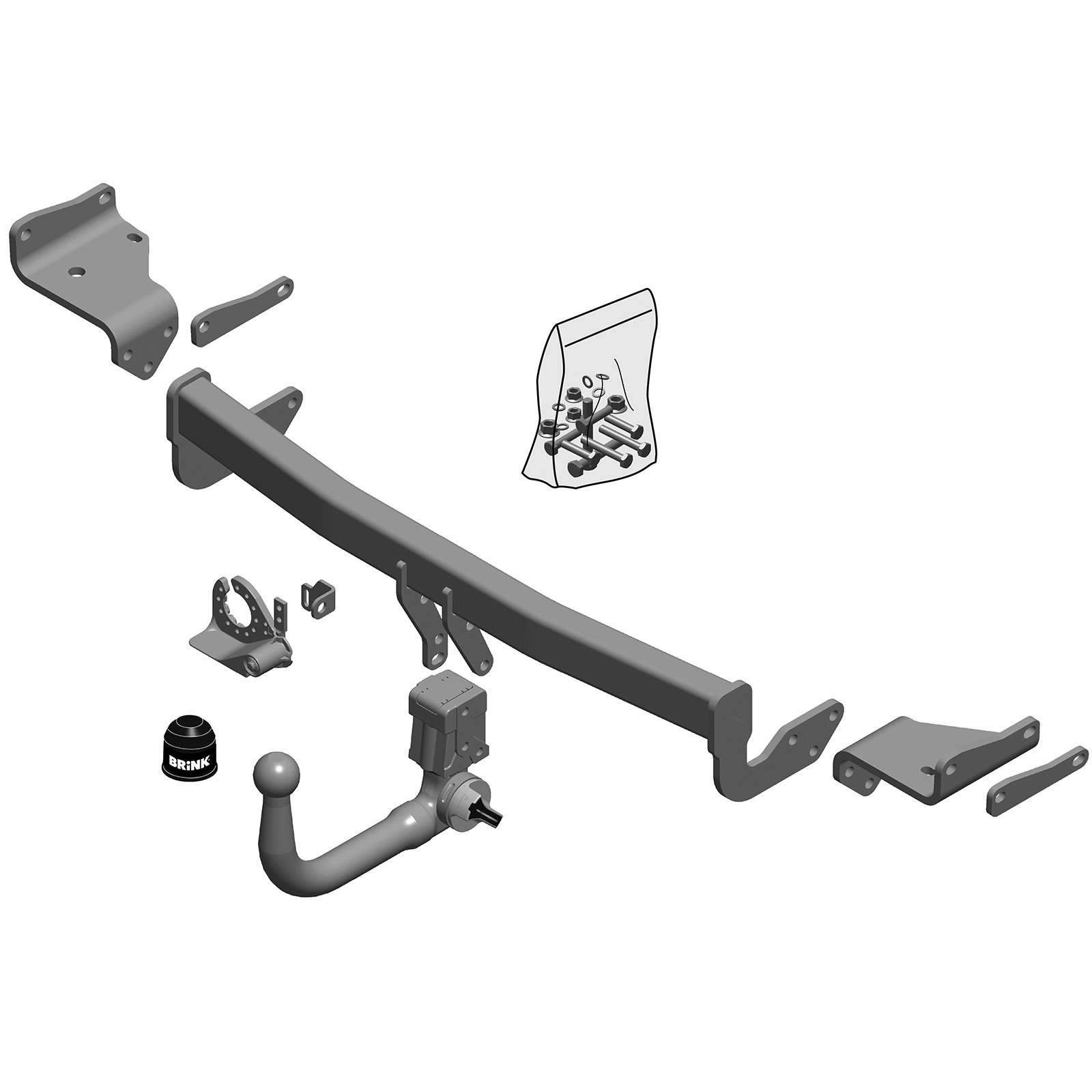 Detachable Tow Bar Brink Towbar for Kia Sportage 2018 Onwards