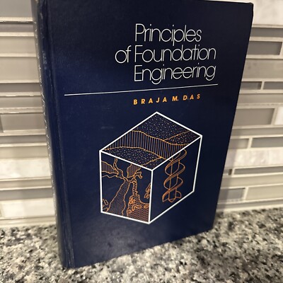 Principles of Foundation Engineering  Hardcover By Das Braja M Construction VG