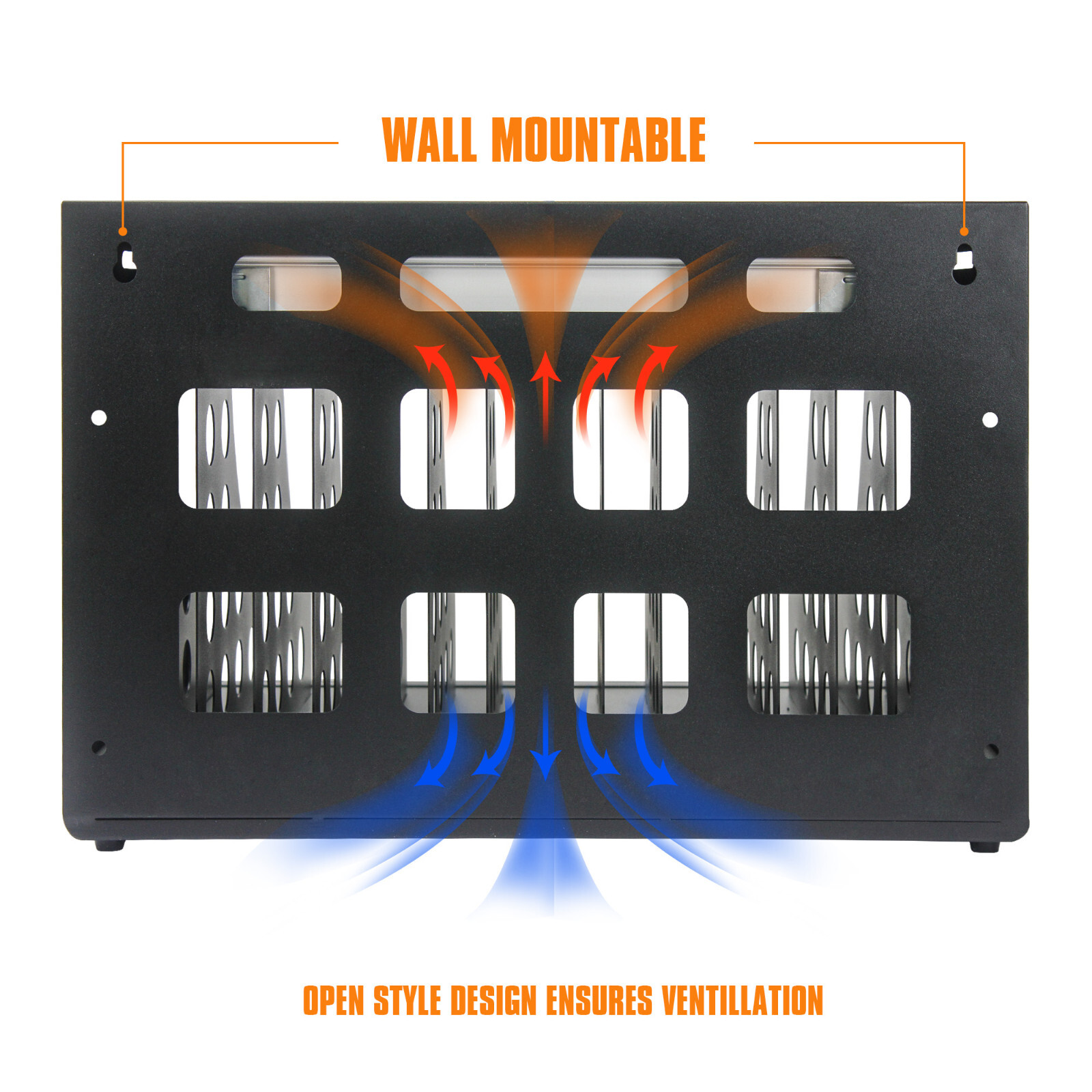 16 Bay Charging Cabinet, Lockable Charging Cart for Laptop, Chromebook