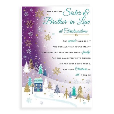 Regal Publishing C85574 - Biglietto di Natale per cognato e cognato 22,9 x 15