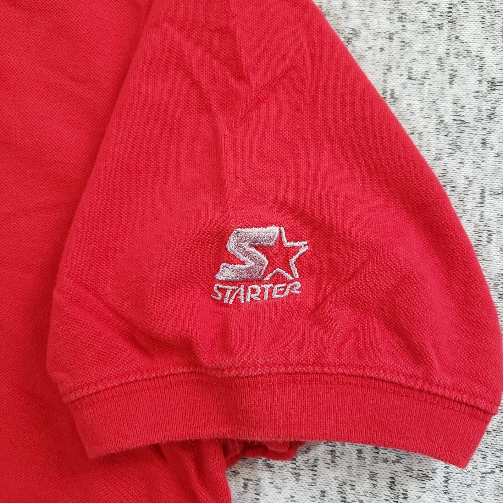 Vintage Kansas City Chiefs Polo Shirt Mens XL Red Football NFL Starter Pro Line
