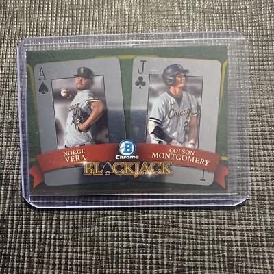 Colson Montgomery & Norge Vera 2022 Bowman Chrome Blackjack #BJ-1