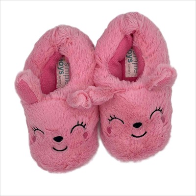 Slipper - Simple Joys by Carter Amory Fuzzy Bunny Slipper Pink Size XL (11-12)