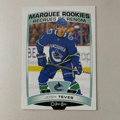 2019 O-Pee-Chee Hockey #523 Josh Teves RC Marquee Rookies