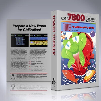 Atari 7800 UCG - NO GAME - Tower Toppler