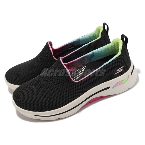 

Женская повседневная обувь Skechers Go Walk Arch Fit-Wild Energy Wide Black 124867W-BKHP, Черный, Go Walk Arch Fit-wild Energy Wide