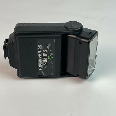 Sunpak Softlite 1600A Black Xenon Light Universal Shoe Mount Camera Flashlight