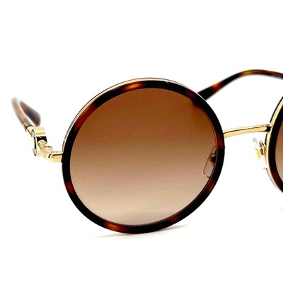 Pre-owned Versace Sunglasses Mod.2229 1002/13, Authentic In Brown