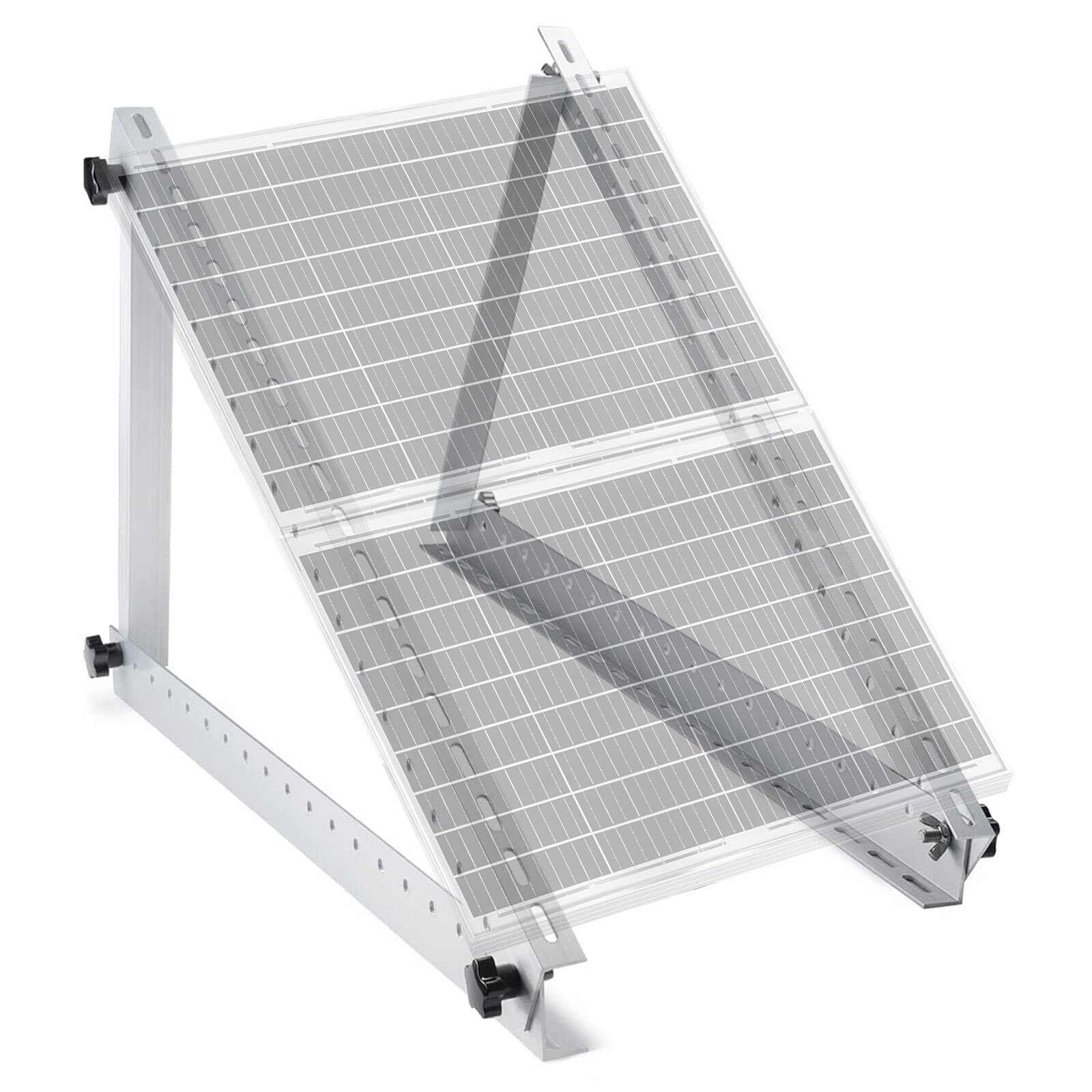 PFCTART Solar Panel RV Tilt Mount Brackets Rooftop Flat Surface Adjustable Frame