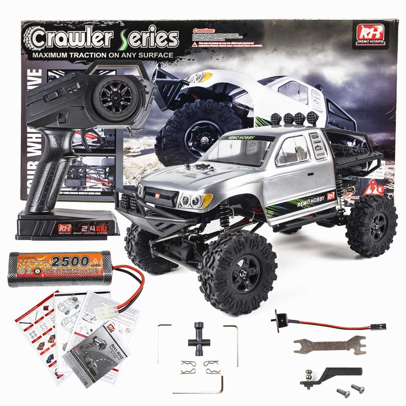 REMO Hobby 1093ST 1/10 RC Monster Truck 4WD Rock Crawler Off-Road Brushed RC Car