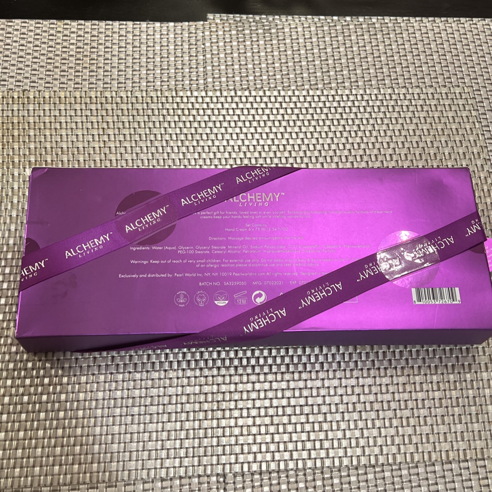 Alchemy Living Hand Cream Therapy Gift Set ~ 6 scents