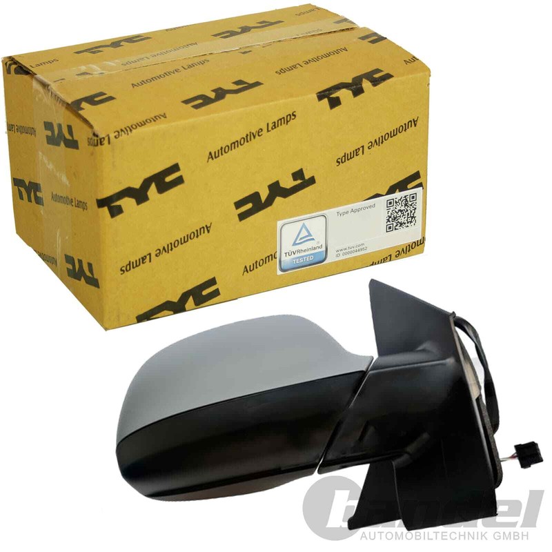 Tyc AuÃEnspiegel Links Grundiert Passend FÃ¼R Vw Multivan Transporter