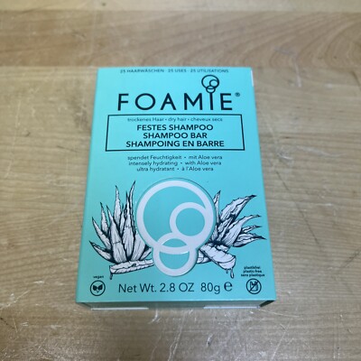 Foamie Aloe Vera Shampoo Bar For Dry Hair 2.8 Oz