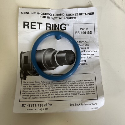 Lot Of 6 Genuine Wright Tools Ret Ring, 2-1/8 , Blue