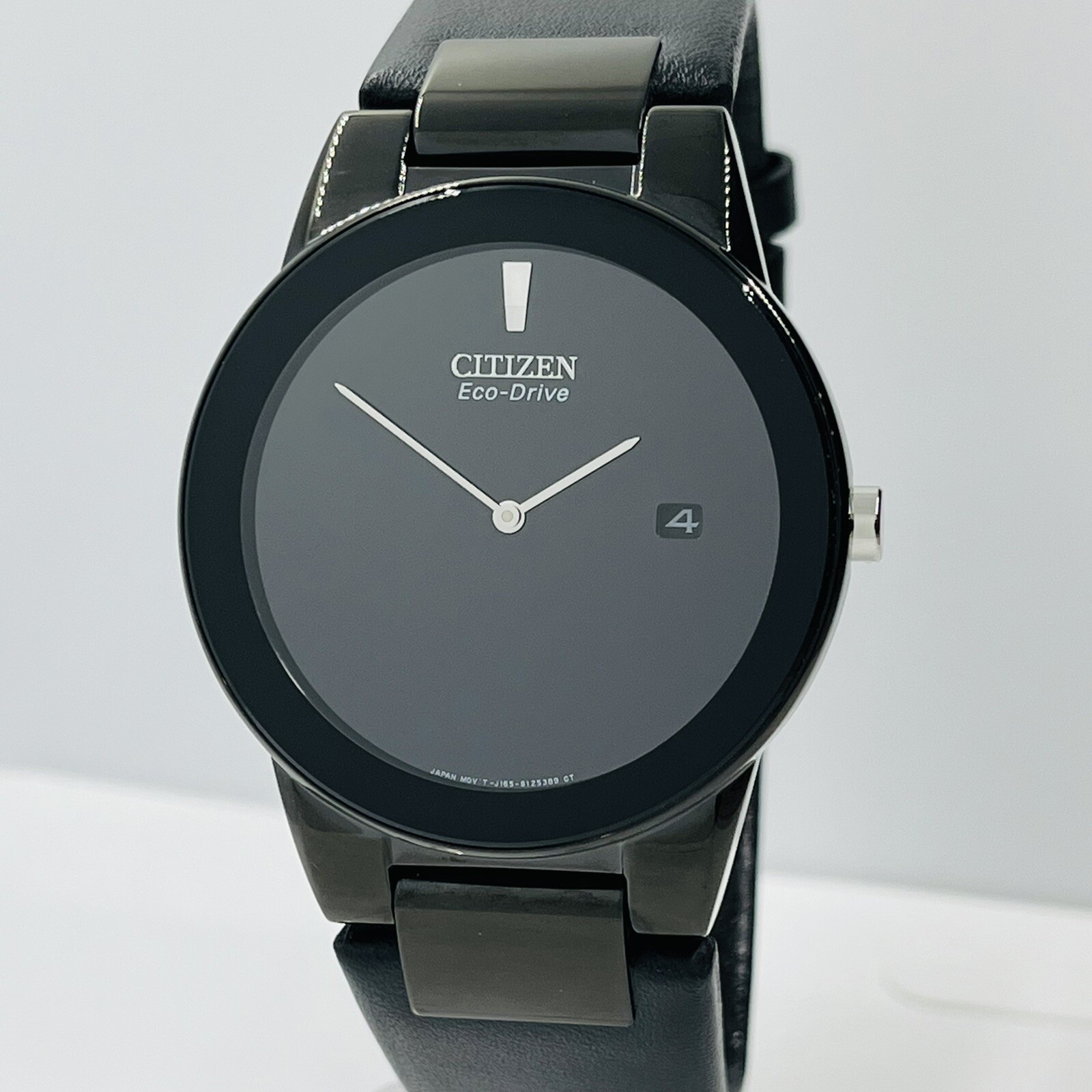 Citizen Men’s AU1065-58E Eco-Drive Axiom Black 40mm Stainless Black Dial Watch