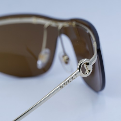 Pre-owned Gucci Gg1700s 004 Endura Gold/brown 99-1-125 Sunglasses