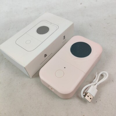 Pink Phomemo D30 Label Maker Machine, Portable Bluetooth Mini Label Printer