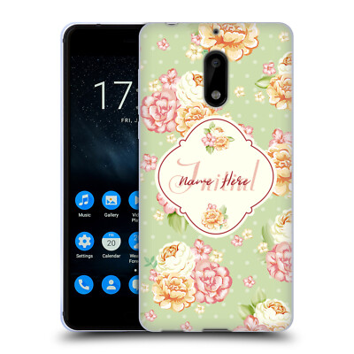 CUSTOM PERSONALIZED FRENCH COUNTRY PATTERNS SOFT GEL CASE FOR NOKIA PHONES 1