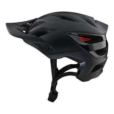 Troy Lee Designs A3 Uno MIPS MTB Mountain Bike Helmet Black MD/LG